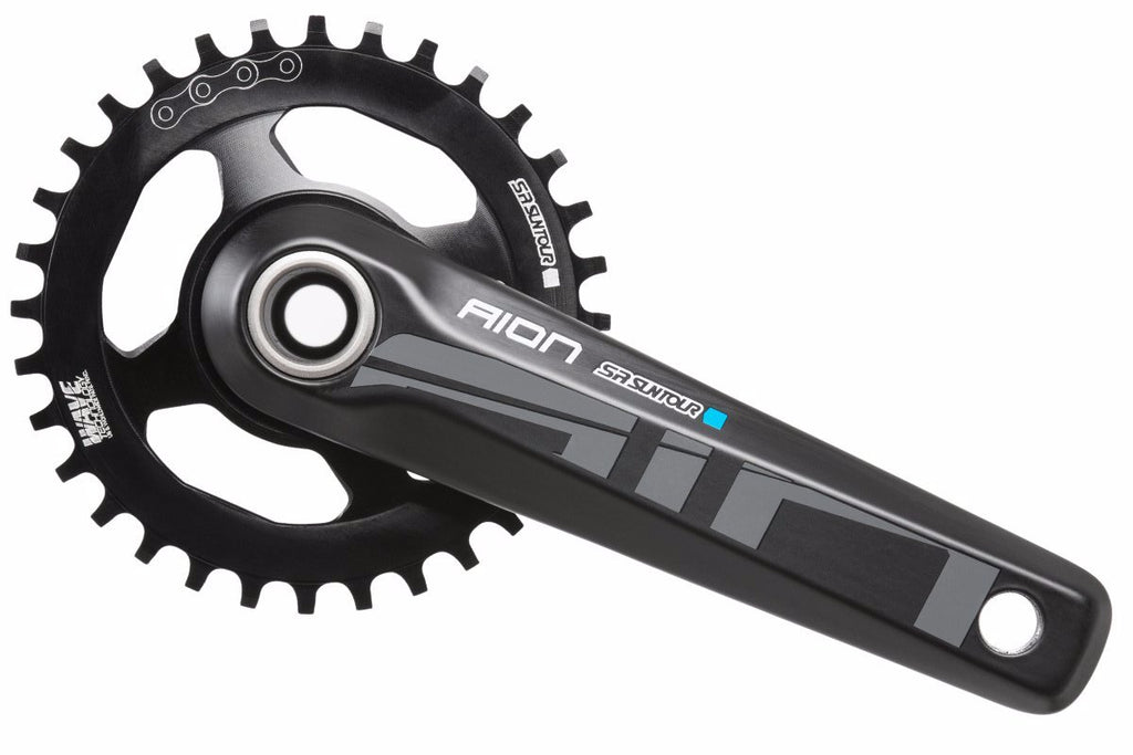 aion gear SR Suntour Racing Bike Bicycle Crankset Aion 1X 30T 175mm with BB 11 Speed